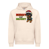 Sandshell merry and bright dachshund Urban Hoodie - RanaPortraitStore