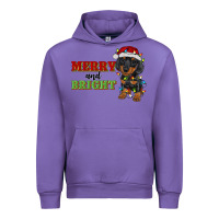 Tulip merry and bright dachshund Urban Hoodie - RanaPortraitStore