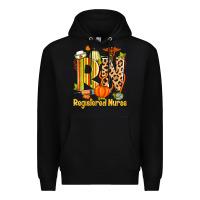 Black fall rn registered nurse Premium Hoodie - Zillion Design Studio