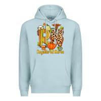 Blue Mist fall rn registered nurse Premium Hoodie - Zillion Design Studio