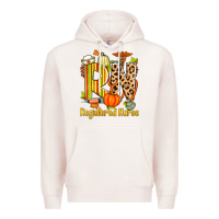Pale Pink fall rn registered nurse Premium Hoodie - Zillion Design Studio