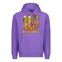 Purple fall rn registered nurse Premium Hoodie - Zillion Design Studio