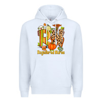 White fall rn registered nurse Premium Hoodie - Zillion Design Studio