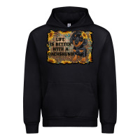 Black life is better with a dachshund Urban Hoodie - RanaPortraitStore