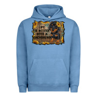 Pigment Pebble Blue life is better with a dachshund Urban Hoodie - RanaPortraitStore