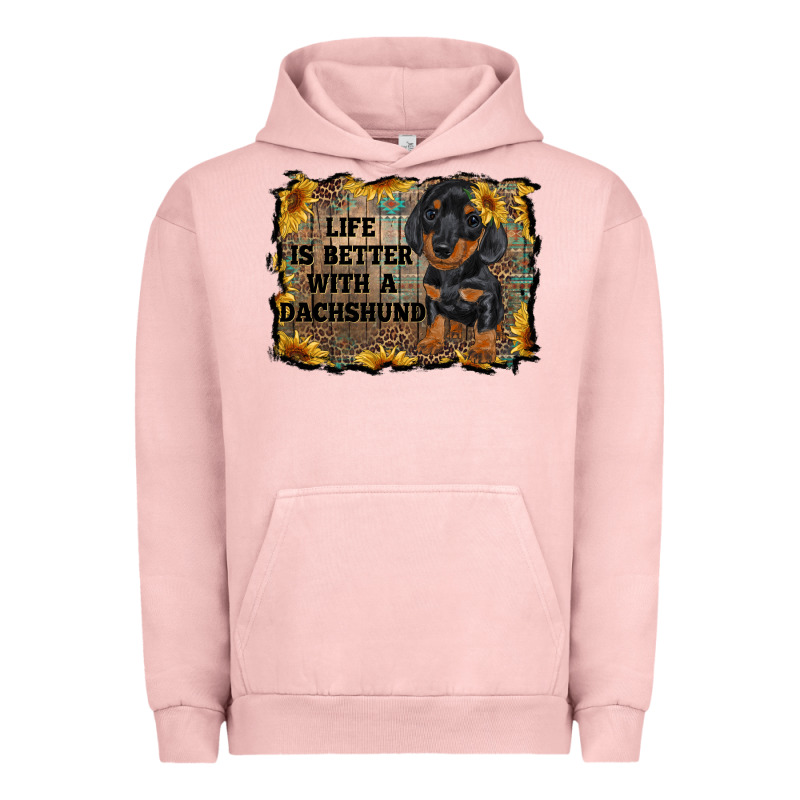 Life Is Better With A Dachshund Urban Hoodie by RanaPortraitStore | Teevron