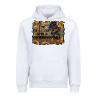 White life is better with a dachshund Urban Hoodie - RanaPortraitStore
