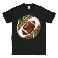 Black American Football Round Carrings 2 Classic Tee - BundleAndBundleShop