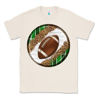 Natural American Football Round Carrings 2 Classic Tee - BundleAndBundleShop