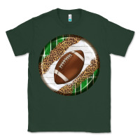 Sports Green American Football Round Carrings 2 Classic Tee - BundleAndBundleShop