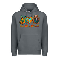 Rock peace love thankful Premium Hoodie - RanaPortraitStore