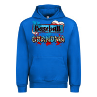 Cobalt baseball grandma with leopard Urban Hoodie - Zillion Design Studio