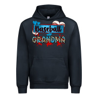 Navy baseball grandma with leopard Urban Hoodie - Zillion Design Studio