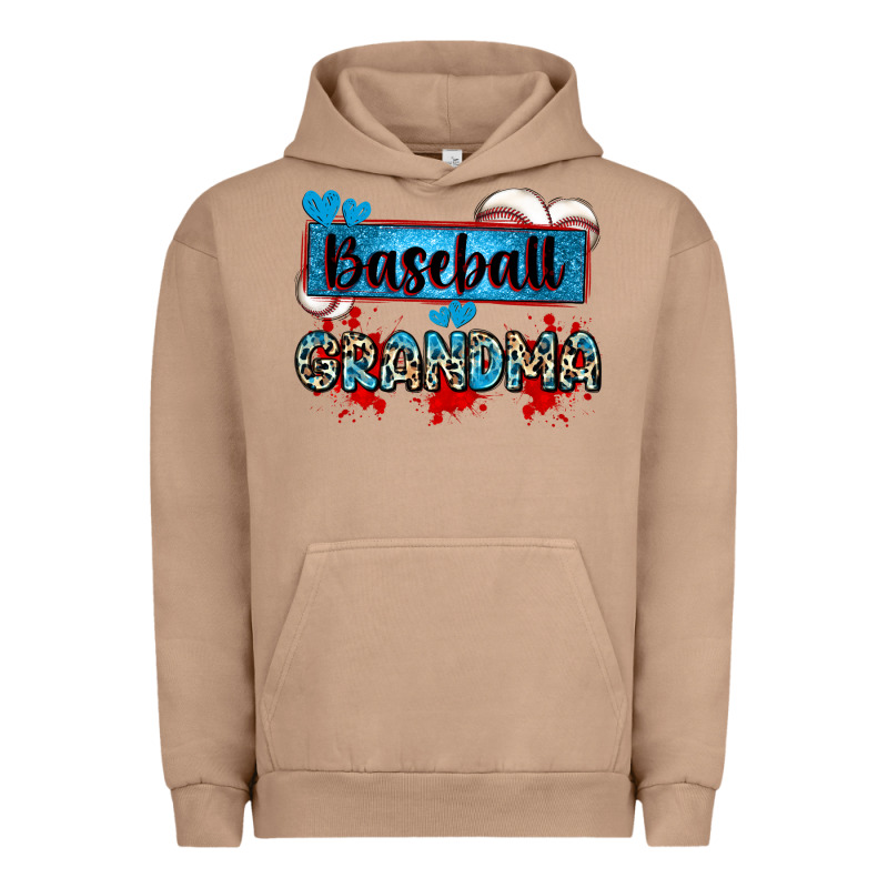 Baseball Grandma With Leopard Urban Hoodie by Zillion Design Studio | Teevron