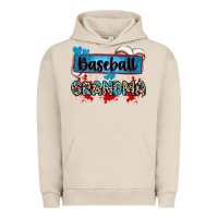 Pigment French Oak baseball grandma with leopard Urban Hoodie - Zillion Design Studio