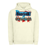 Pigment Pistachio baseball grandma with leopard Urban Hoodie - Zillion Design Studio