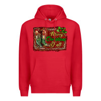 Red merry christmas y'all boots Premium Hoodie - RanaPortraitStore