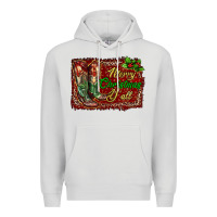 Dove Grey merry christmas y'all boots Premium Hoodie - RanaPortraitStore