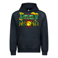Navy softball nana with leopard Urban Hoodie - Zillion Design Studio