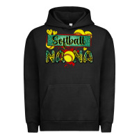 Pigment Black softball nana with leopard Urban Hoodie - Zillion Design Studio