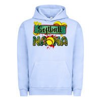 Pigment Grape Ice softball nana with leopard Urban Hoodie - Zillion Design Studio