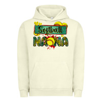 Pigment Pistachio softball nana with leopard Urban Hoodie - Zillion Design Studio