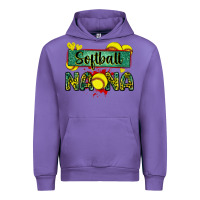 Tulip softball nana with leopard Urban Hoodie - Zillion Design Studio