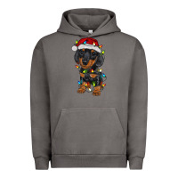 Pigment Tornado dachshund puppy christmas lights Urban Hoodie - RanaPortraitStore