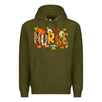 Army Green fall nurse Premium Hoodie - Zillion Design Studio