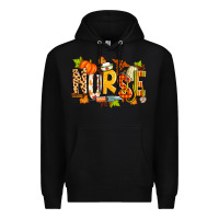 Black fall nurse Premium Hoodie - Zillion Design Studio