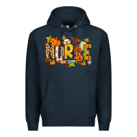 Navy fall nurse Premium Hoodie - Zillion Design Studio