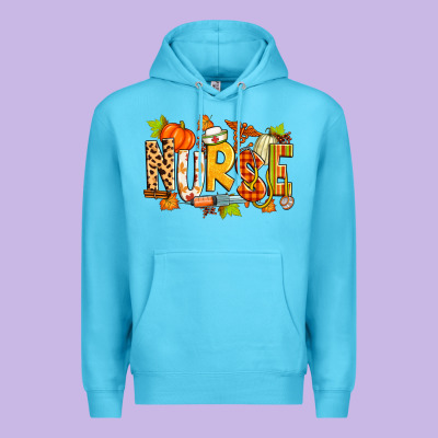 Fall Nurse Premium Hoodie Designed By Zillion Design Studio