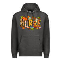 Charcoal Heather fall nurse Premium Hoodie - Zillion Design Studio