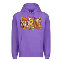 Purple fall nurse Premium Hoodie - Zillion Design Studio