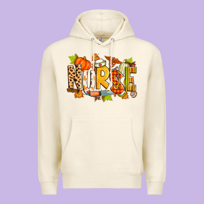 Fall Nurse Premium Hoodie Designed By Zillion Design Studio