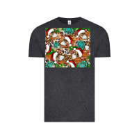 Vintage Black santa skeleton christmas tumbler Vintage Tee - Artiststas