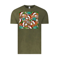 Santa Skeleton Christmas Tumbler Vintage Tee | Teevron