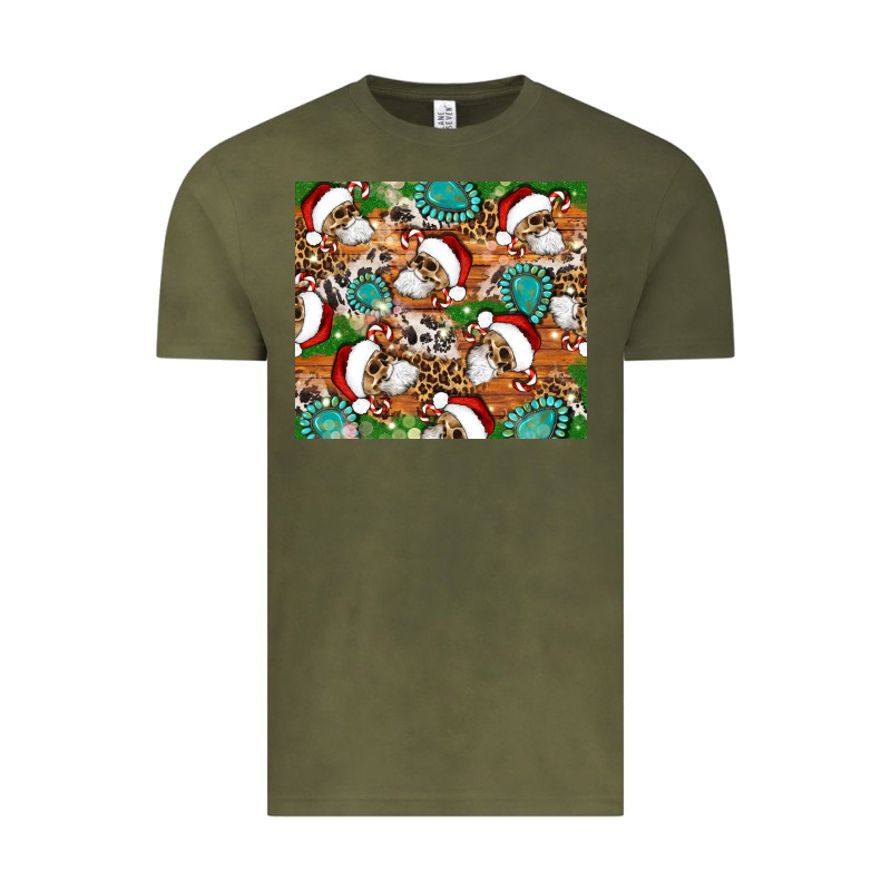 Santa Skeleton Christmas Tumbler Vintage Tee by Artiststas | Teevron
