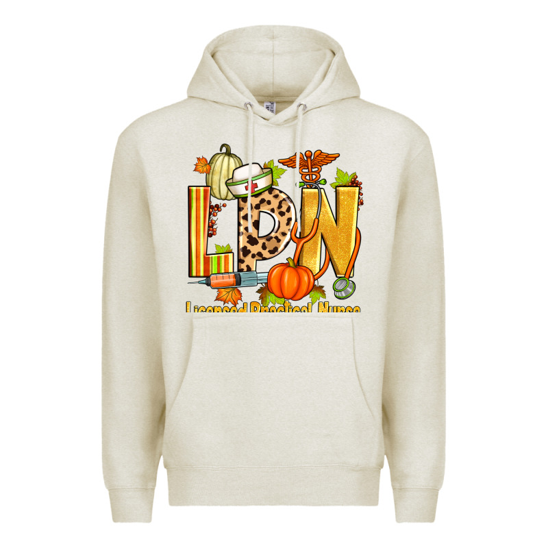Fall Lpn Licensed Practical Nurse Premium Hoodie by Zillion Design Studio | Teevron