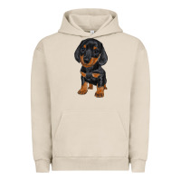 Pigment French Oak dachshund puppy Urban Hoodie - RanaPortraitStore