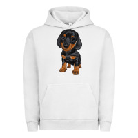 Pigment Lunar Rock dachshund puppy Urban Hoodie - RanaPortraitStore