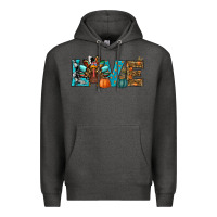 Charcoal Heather love thanksgivings turkey Premium Hoodie - RanaPortraitStore