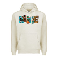 Oatmeal Heather love thanksgivings turkey Premium Hoodie - RanaPortraitStore