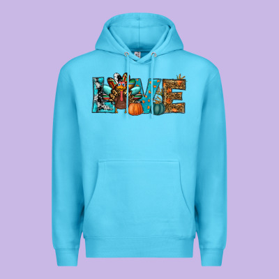 Love Thanksgivings Turkey Premium Hoodie Designed By Ranaportraitstore