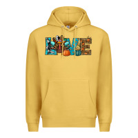 Antique Gold love thanksgivings turkey Premium Hoodie - RanaPortraitStore