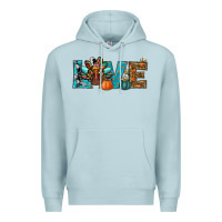 Blue Mist love thanksgivings turkey Premium Hoodie - RanaPortraitStore