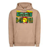 Pigment Burro softball mini with leopard Urban Hoodie - Zillion Design Studio
