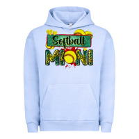 Pigment Grape Ice softball mini with leopard Urban Hoodie - Zillion Design Studio