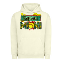 Pigment Pistachio softball mini with leopard Urban Hoodie - Zillion Design Studio