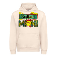 Sandshell softball mini with leopard Urban Hoodie - Zillion Design Studio